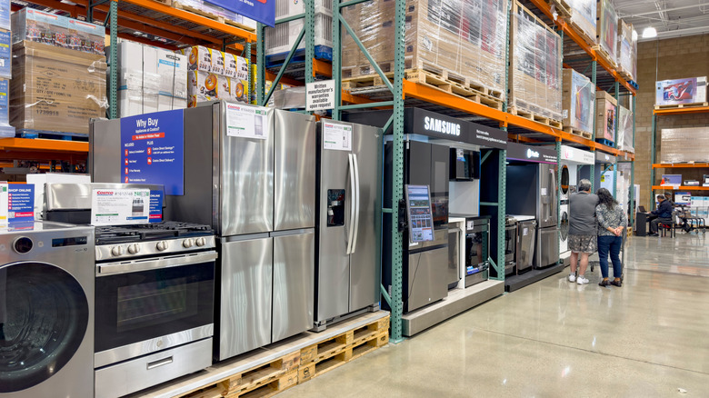 Costco kitchen appliance aisle