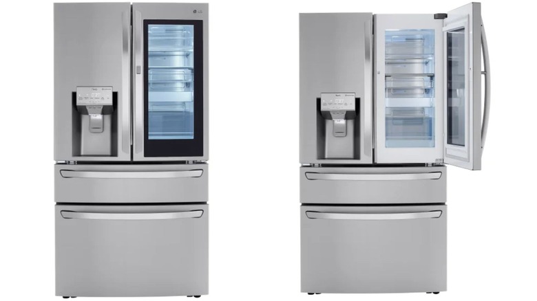 LG fridge with instaview door