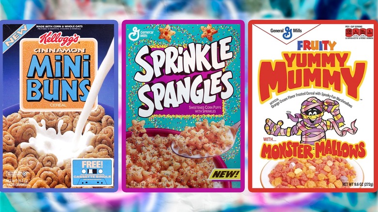 1990s cereal boxes