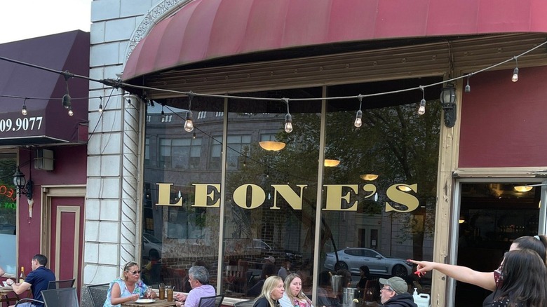 The exterior of Leone's.
