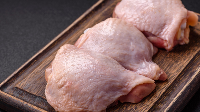 Bone-in chicken thighs