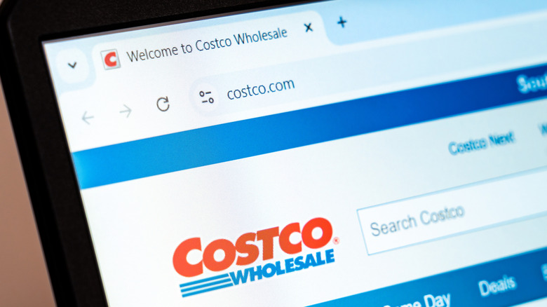 A web browser displaying the Costco website