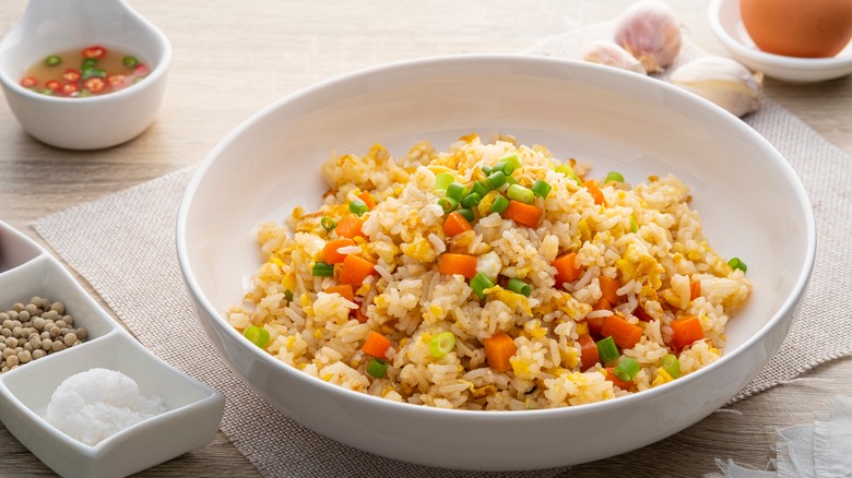 fried rice in bowl