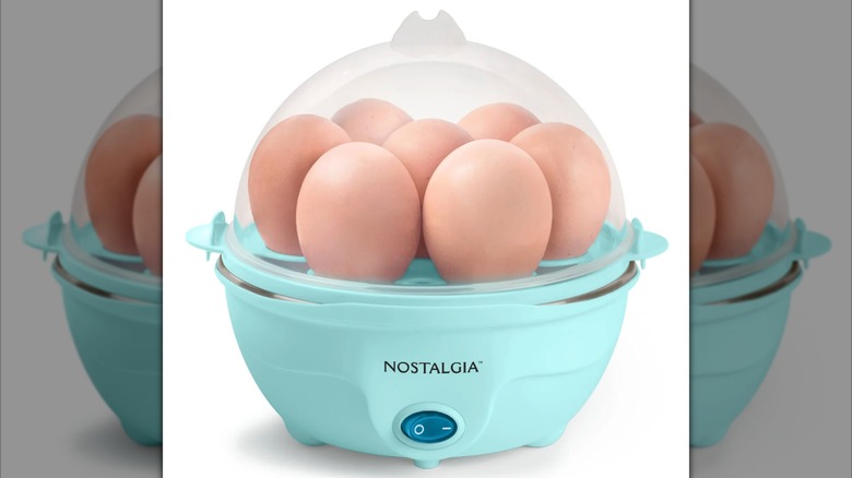 Nostalgia Retro Premium 7-Egg Capacity Electric Egg Cooker