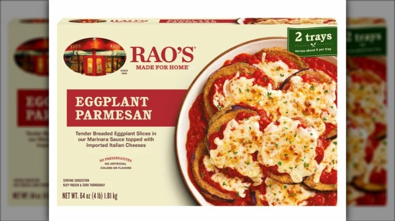 A box of Rao's Made For Home Eggplant Pamesan