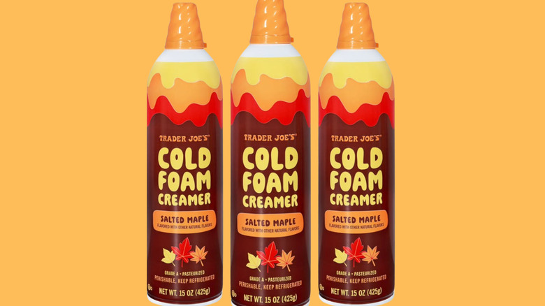 Trader Joe's Salted Maple Cold Foam Cream