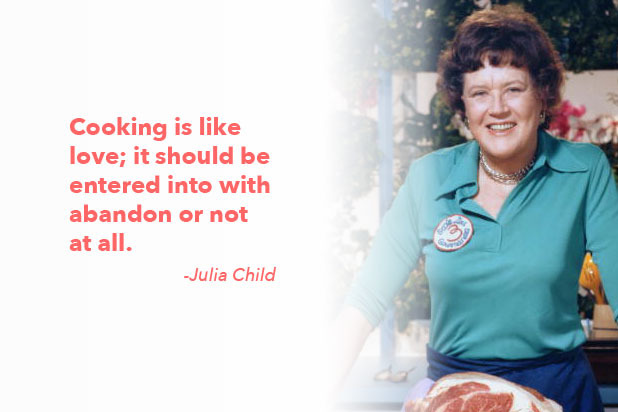 Her Outlook on Love and Cooking