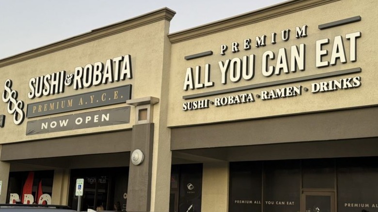 The exterior of 888 Sushi & Robata