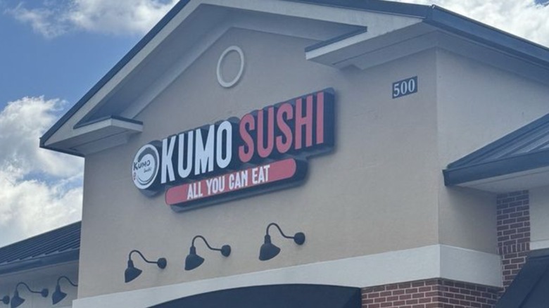 The exterior of Kumo Sushi