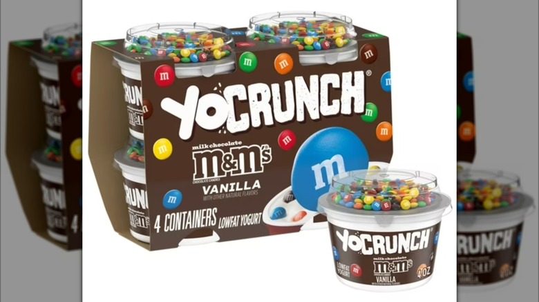 Product photo for YoCrunch M&M yogurts