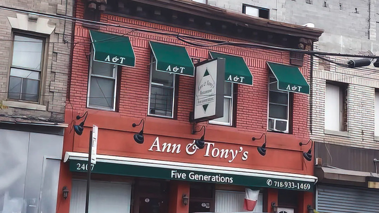 Ann & Tony's exterior building