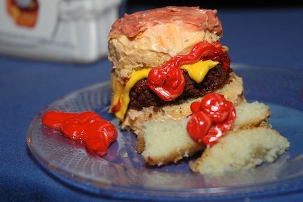 Burger Cupcake
