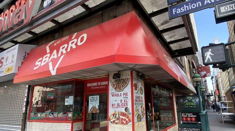 Sbarro storefront