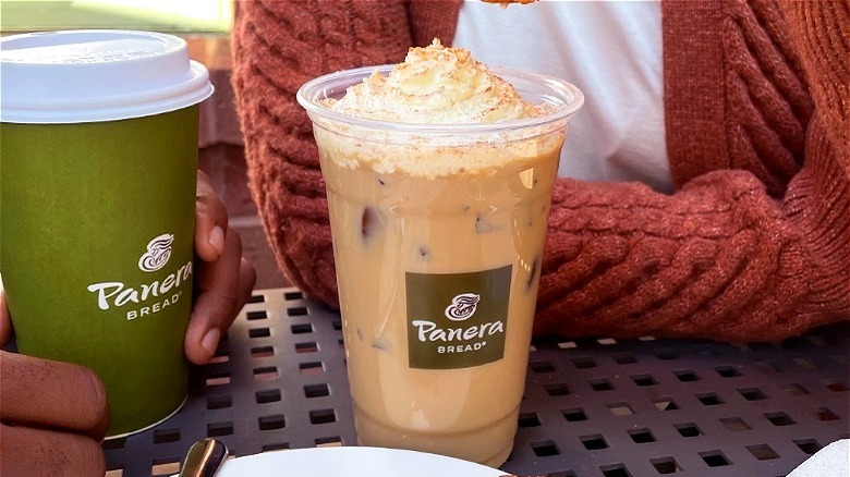 Panera Cinnamon Crunch Latte