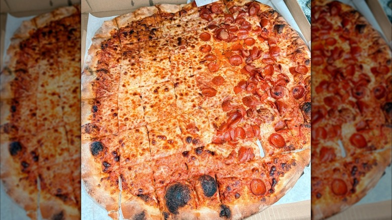A large pizza from Mary's Pizza Shack