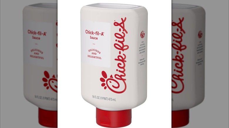 Chick Fil A sauce on white background