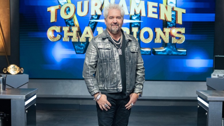 Host Guy Fieri on Food Network's "Tournament of Champions"