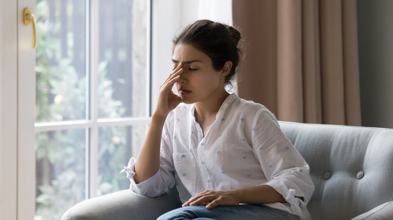 Young woman in therapy