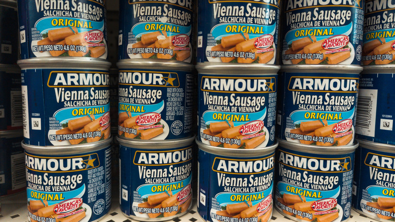 Cans of Armour Star Vienna Sausage