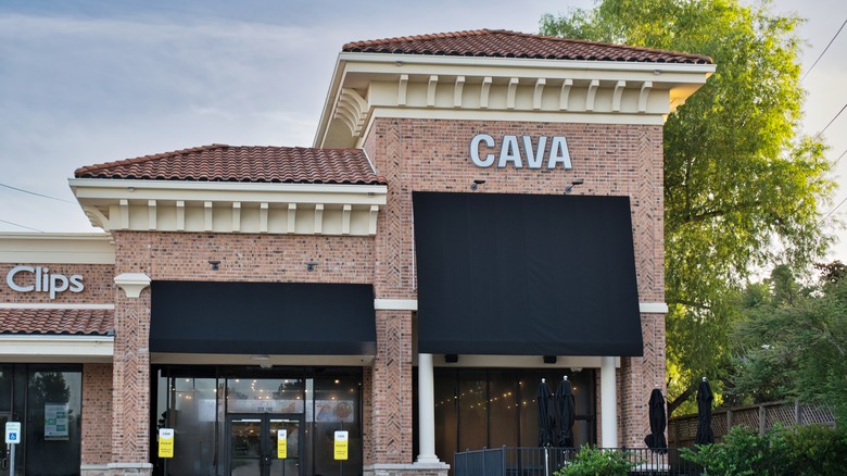 CAVA restaurant exterior