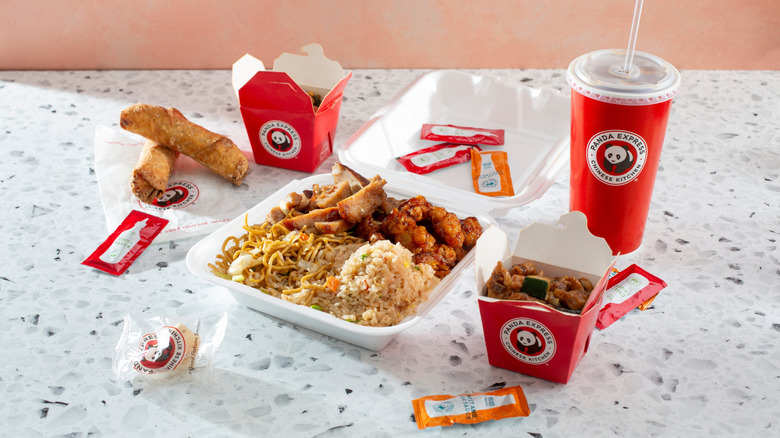 A Panda Express combo meal