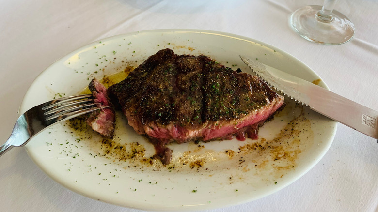 A classic 8-ounce steak served at Ruth's Chris Steak House