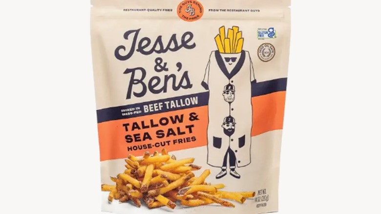 Bag of Jesse & Ben's House-Cut tallow & Sea Salt Fries