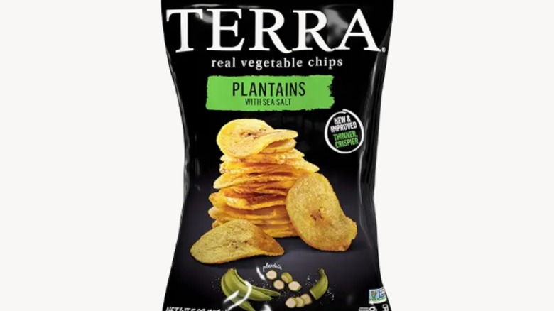 bag of Terra Plantain Chips with sea salt
