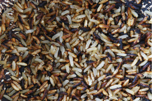 Remove Rice From the Pan or Cooker When Done