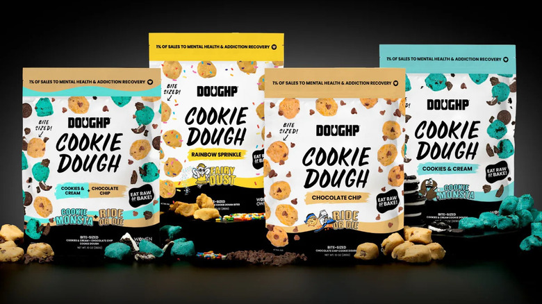 Doughp Raw Cookie Dough bite-sized frozen treats