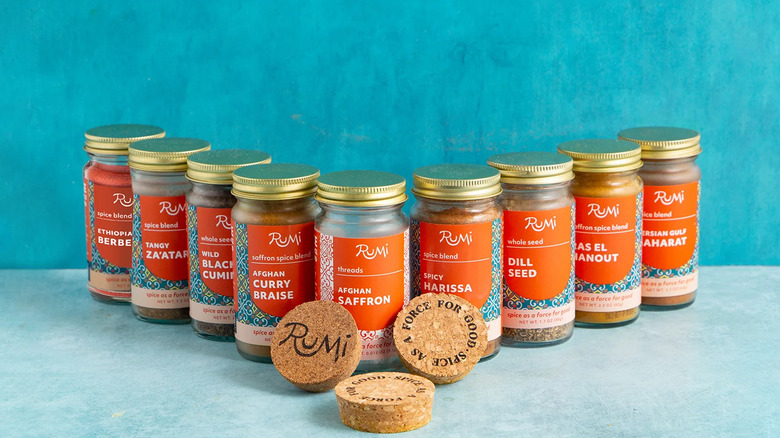 An assortment of Afghan spices by Rumi Spice