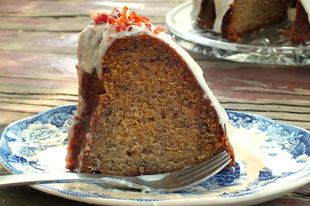 Banana Bacon Bundt Cake Recipe