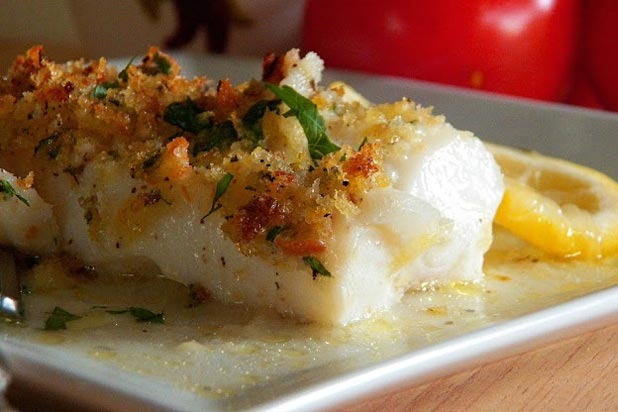 Baked Fresh Cod with Ritz Cracker Gremolata Crumbs Recipe
