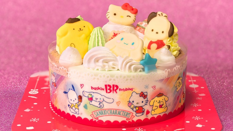 special Japanese Baskin Robbins ice cream cake