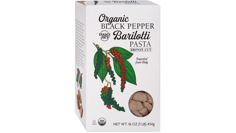 Box of black pepper pasta