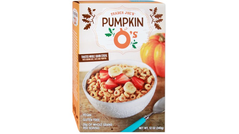 Box of Pumpkin O's Cereal