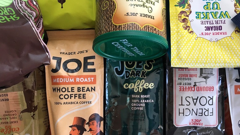 Ten Trader Joe's coffees 