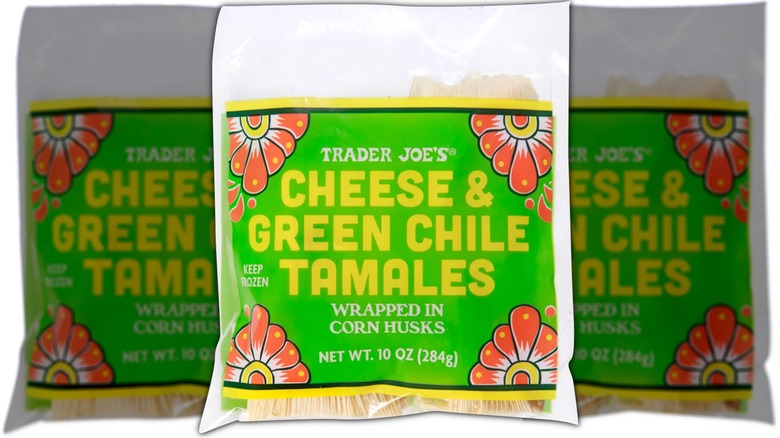Trader Joe's Cheese & Green Chile Tamales