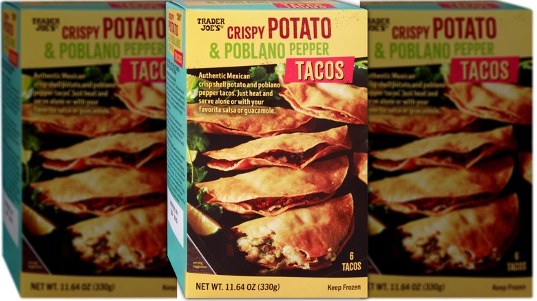 Trader Joe's Crispy Potato & Poblano Pepper Tacos