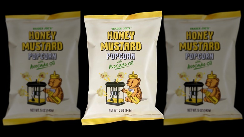 Bag of honey mustard popcorn