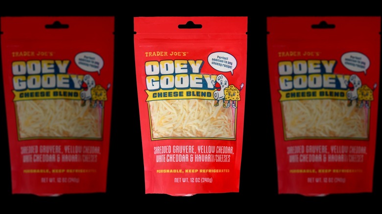 Bag of ooey gooey cheese blend