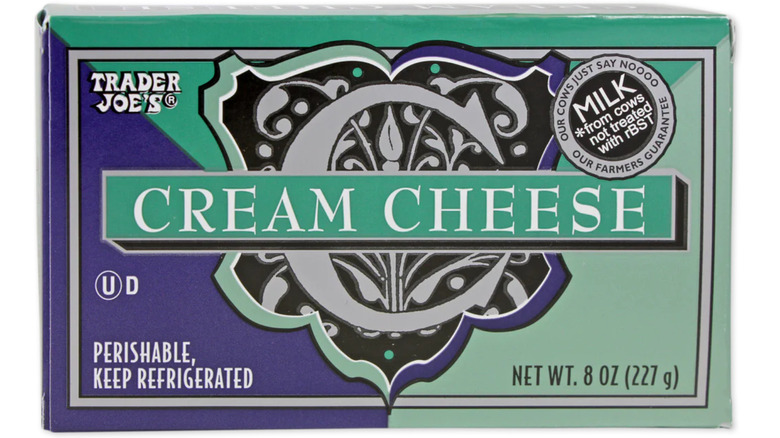 pack of Trader Joe's Cream Cheese