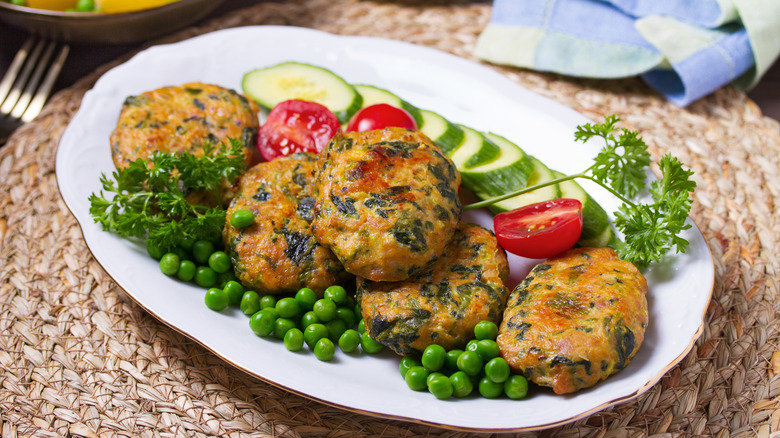 Spinach and turkey burgers
