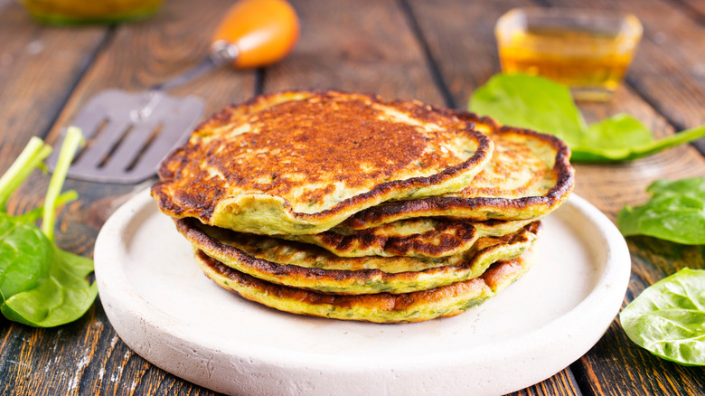 Spinach pancakes