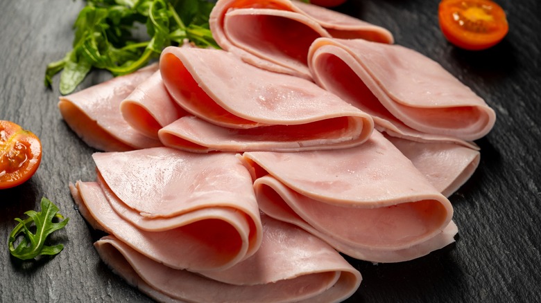 Ham slices