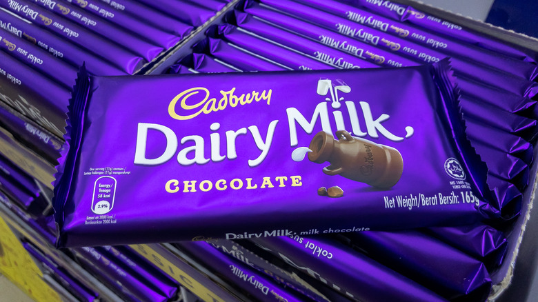 Cadbury dairy milk bars