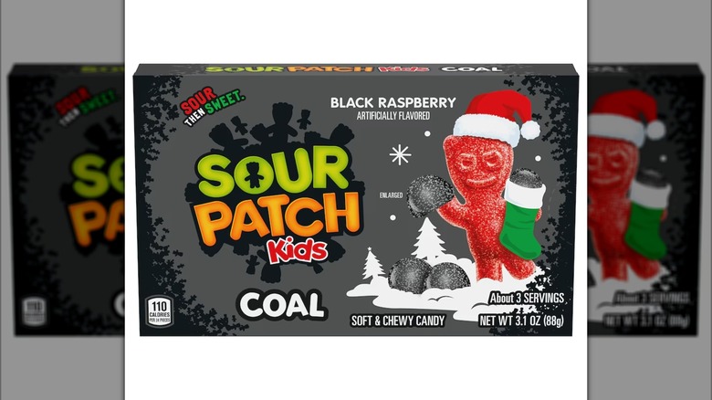 A box of Sour Patch Kids Coal