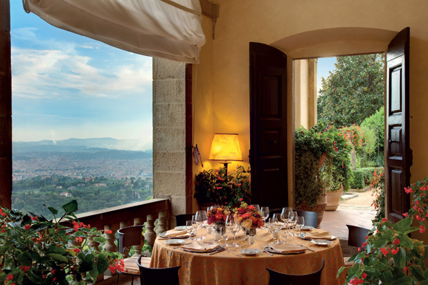 58. La Loggia Restaurant at Villa San Michele (Florence, Italy)