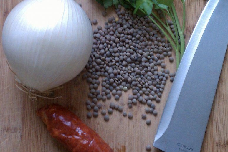 Spanish Lentil and Chorizo Stew