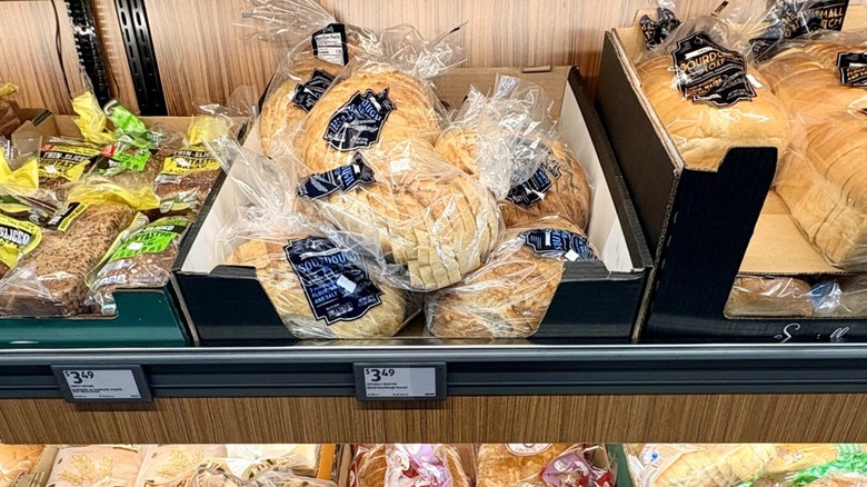 Specialty Selected sourdough bread in boxes